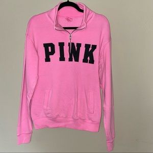 Victoria’s Secret Pink Quarter Zip Sweatshirt